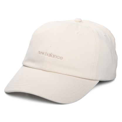 Gorra de béisbol Linear Logo de New Balance - Blanco Roto