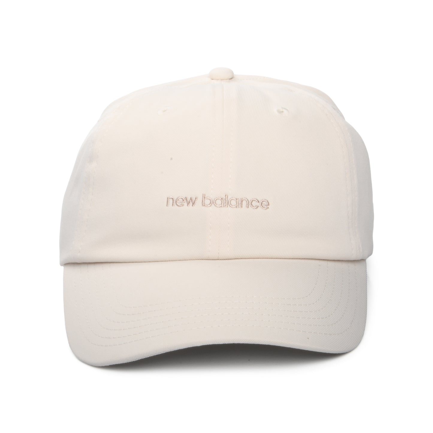 Gorra de béisbol Linear Logo de New Balance - Blanco Roto