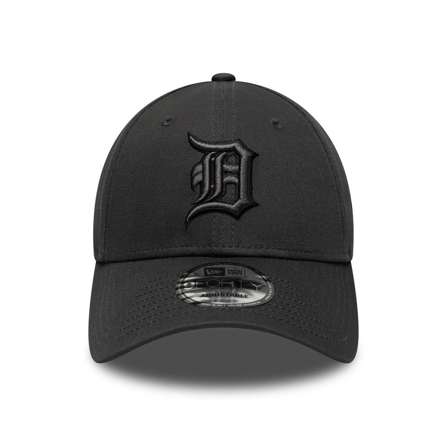 Gorra de béisbol 9FORTY MLB League Essential Detroit Tigers de New Era - Gris Oscuro-Negro
