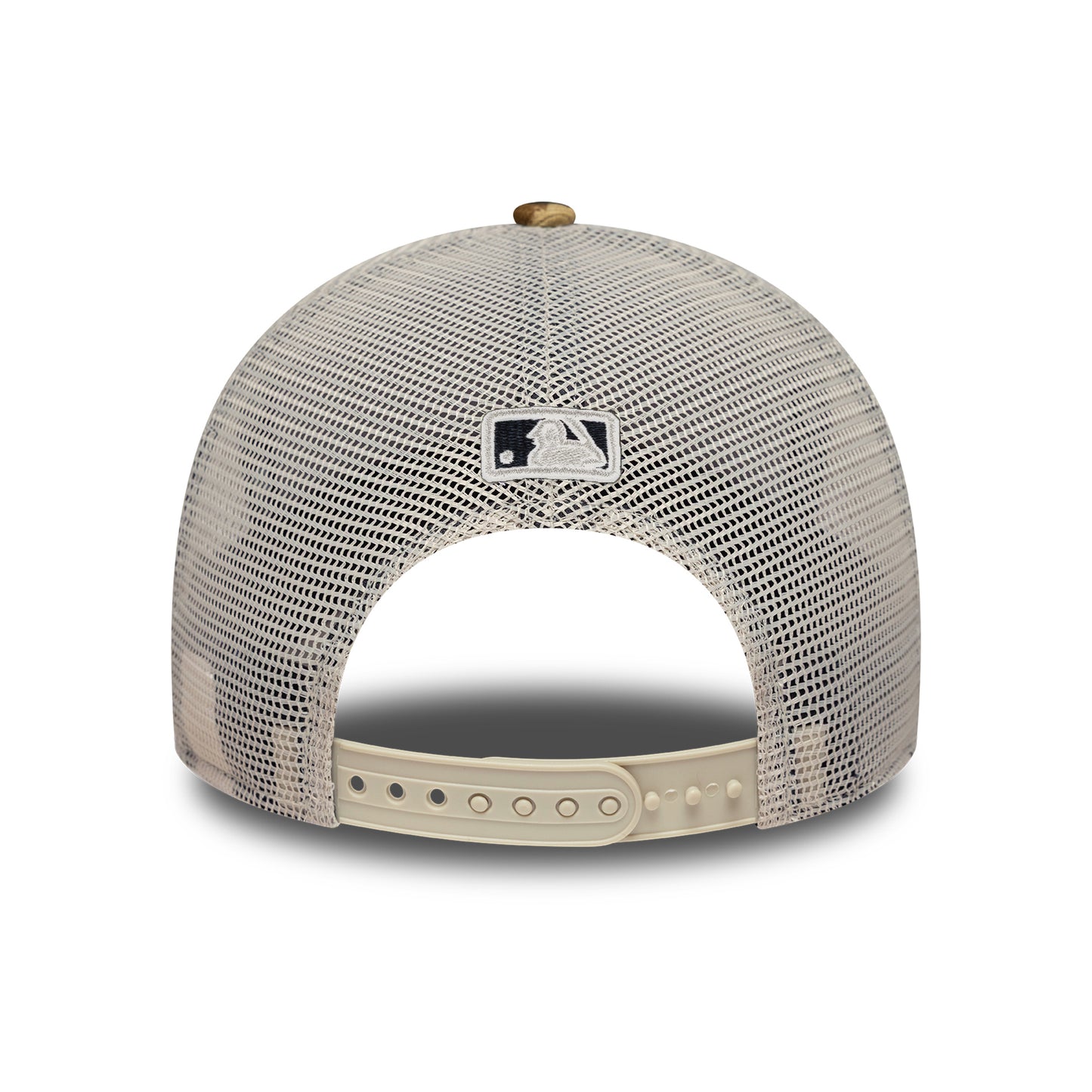 Gorra de camionero mujeres 9FORTY M-Crown A-Frame - MLB Leopard New York Yankees de New Era - Marrón-Piedra