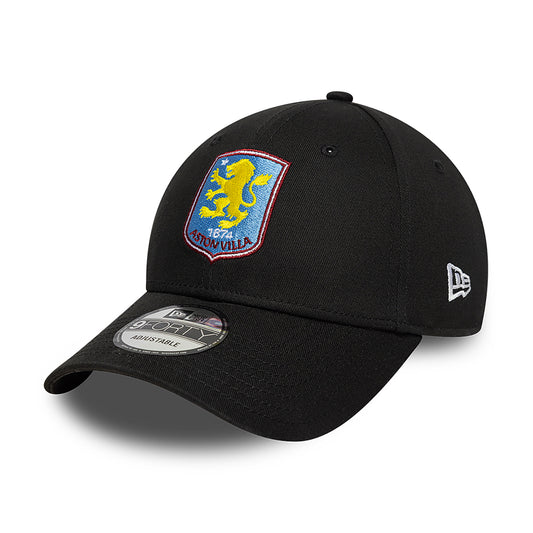 Gorra de béisbol 9FORTY Core Aston Villa FC de New Era - Negro