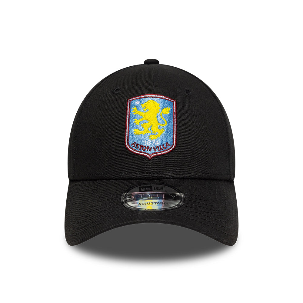 Gorra de béisbol 9FORTY Core Aston Villa FC de New Era - Negro
