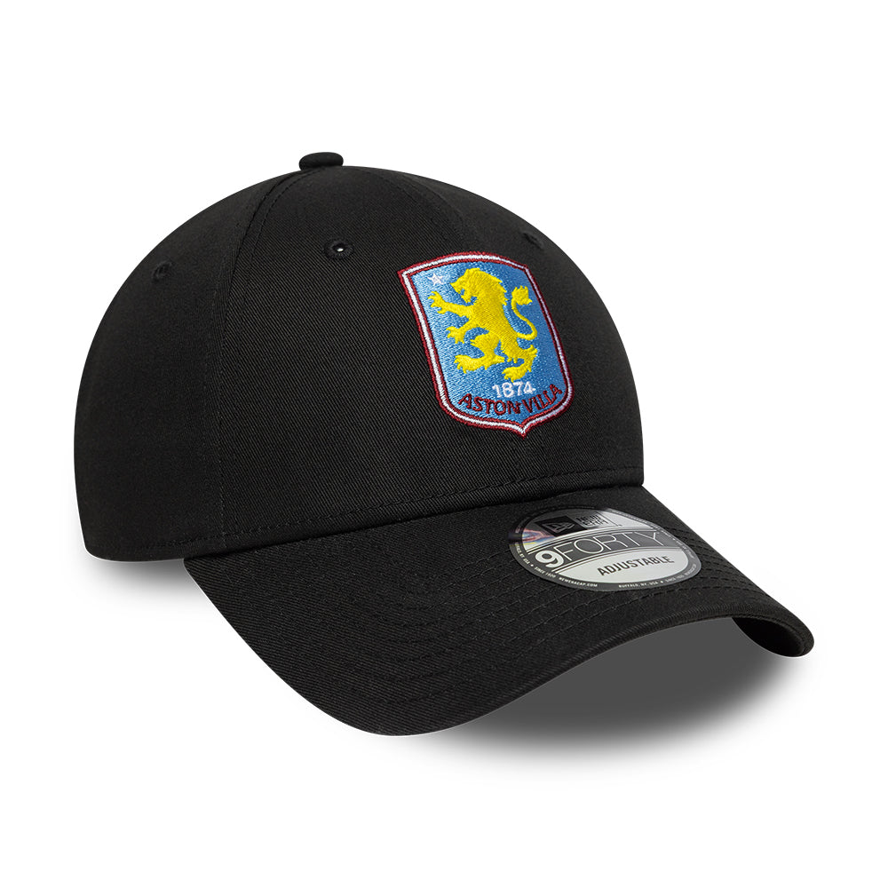Gorra de béisbol 9FORTY Core Aston Villa FC de New Era - Negro