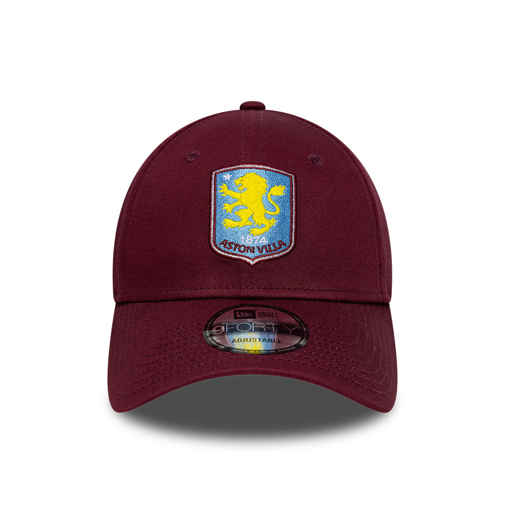 Gorra de béisbol 9FORTY Core Aston Villa FC de New Era - Burdeos