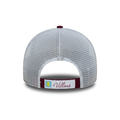 Gorra de camionero 9FORTY League Aston Villa FC de New Era - Burdeos-Azul Cielo