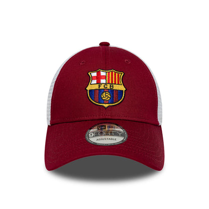 Gorra de camionero 9FORTY League FC Barcelona de New Era - Cardenal-Blanco