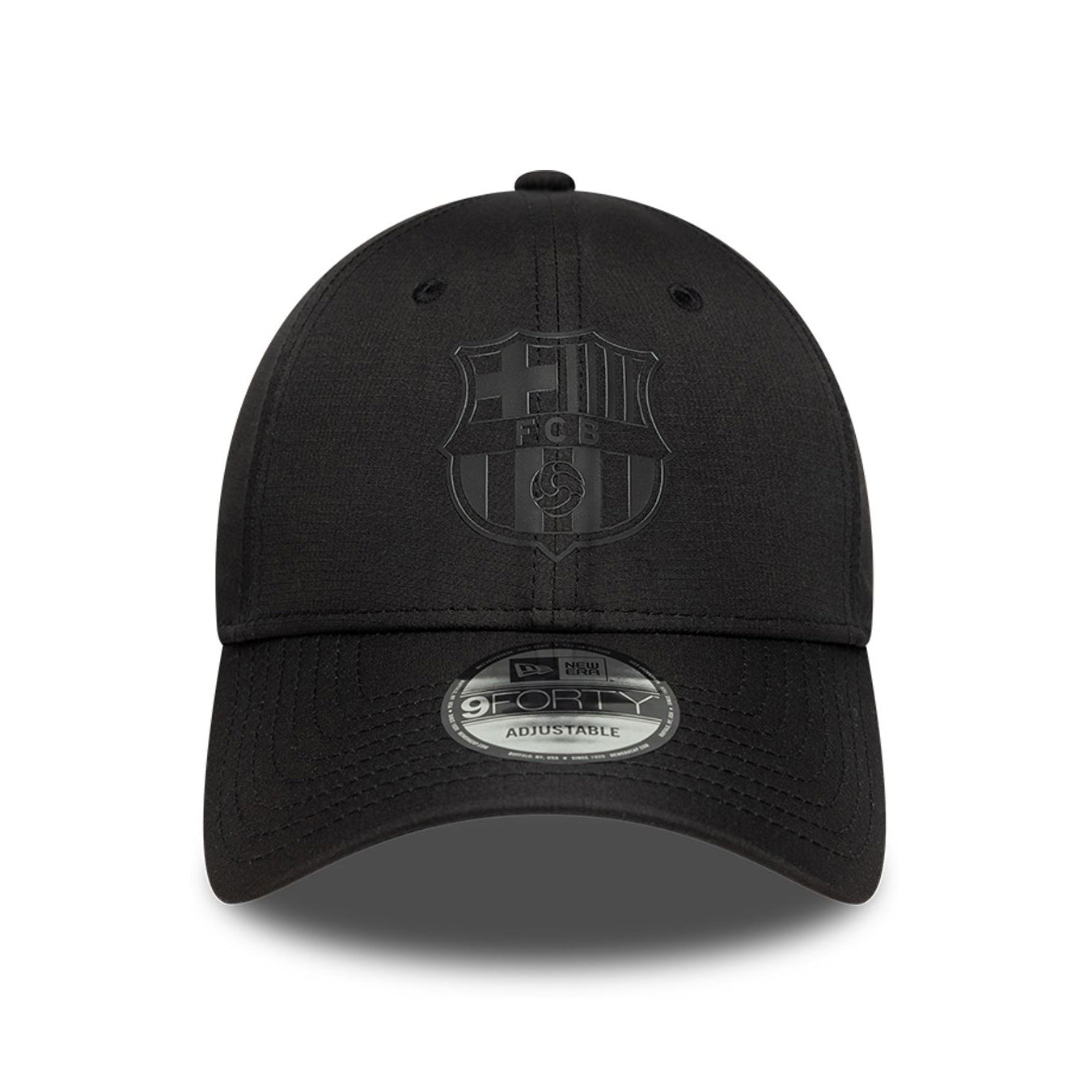 Gorra de béisbol 9FORTY Ripstop FC Barcelona de New Era - Negro sobre Negro