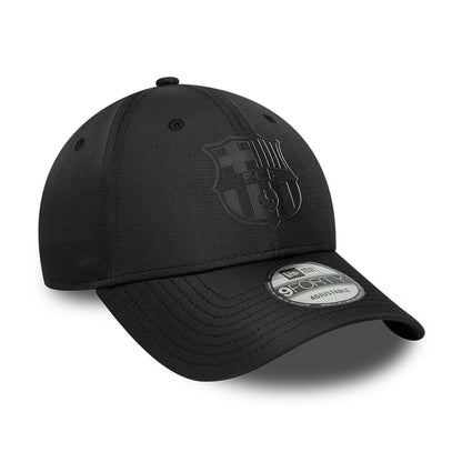 Gorra de béisbol 9FORTY Ripstop FC Barcelona de New Era - Negro sobre Negro