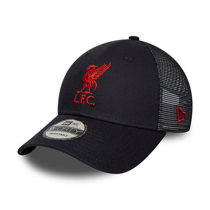 Gorra de camionero 9FORTY League Liverpool FC de New Era - Azul Marino-Rojo