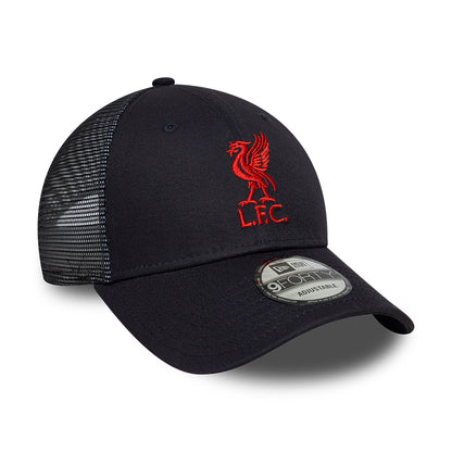 Gorra de camionero 9FORTY League Liverpool FC de New Era - Azul Marino-Rojo
