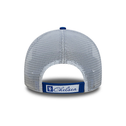 Gorra de camionero 9FORTY League Lion Crest Chelsea FC de New Era - Azul Real