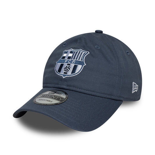 Gorra de béisbol 9TWENTY de temporada FC Barcelona de New Era - Azul Pizarra