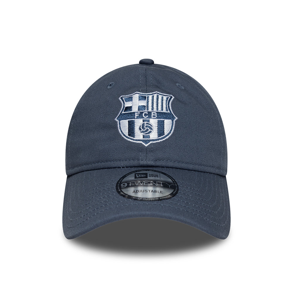 Gorra de béisbol 9TWENTY de temporada FC Barcelona de New Era - Azul Pizarra