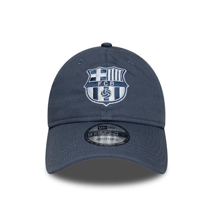 Gorra de béisbol 9TWENTY de temporada FC Barcelona de New Era - Azul Pizarra