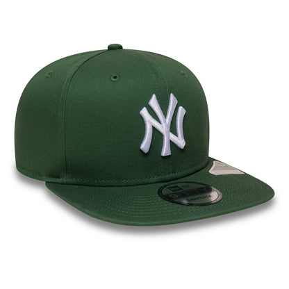 Gorra Snapback 9FIFTY MLB League Essential New York Yankees de New Era - Verde Oscuro-Blanco