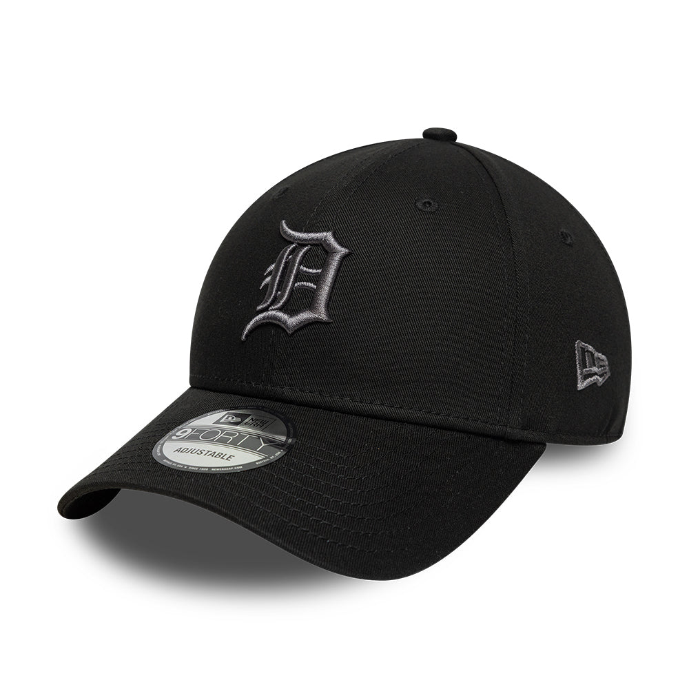 Gorra de béisbol 9FORTY MLB League Essential Detroit Tigers de New Era - Negro-Antracita