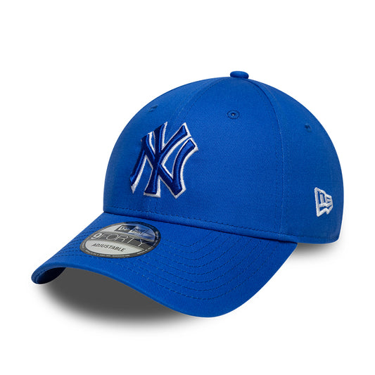 Gorra de béisbol 9FORTY MLB Team Outline New York Yankees de New Era - Azul Radiante-Blanco
