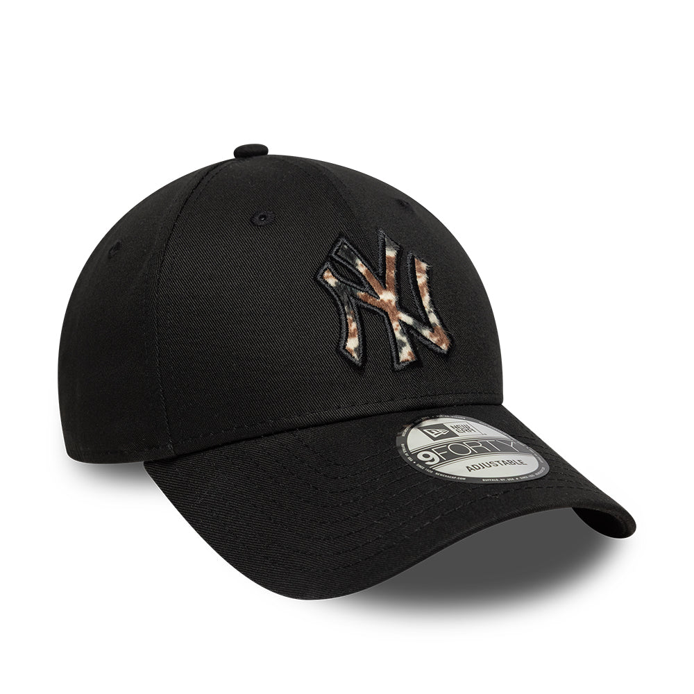 Gorra de béisbol 9FORTY MLB Faux Pony Infill New York Yankees de New Era - Negro