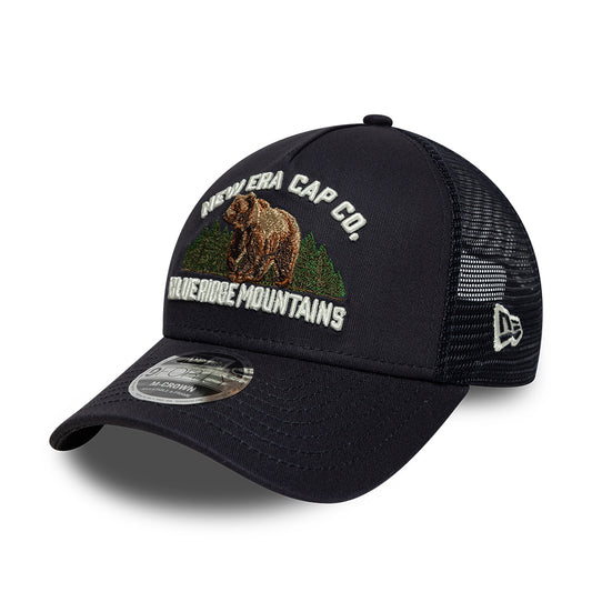 Gorra de camionero 9FORTY M-Crown A-Frame Outdoor de New Era - Azul Marino