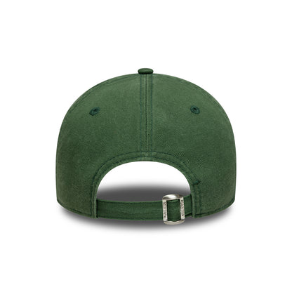 Gorra de béisbol 9TWENTY Mini logotipo de la MLB New York Yankees de New Era - Verde Oscuro-Blanco
