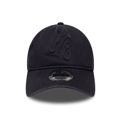 Gorra de béisbol 9TWENTY A-Frame NE Embossed de New Era - Azul Marino sobre Azul Marino