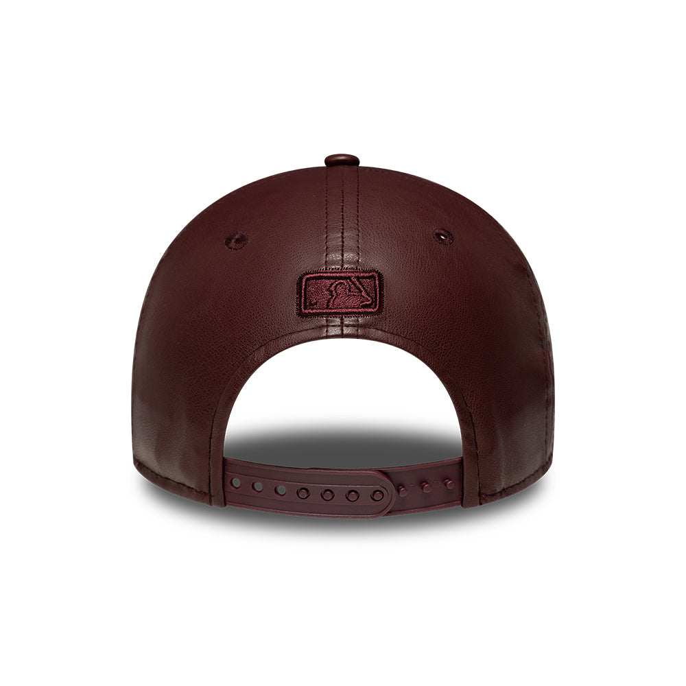 Gorra de béisbol 9FORTY M-Crown MLB Diamante New York Yankees de New Era - Burdeos