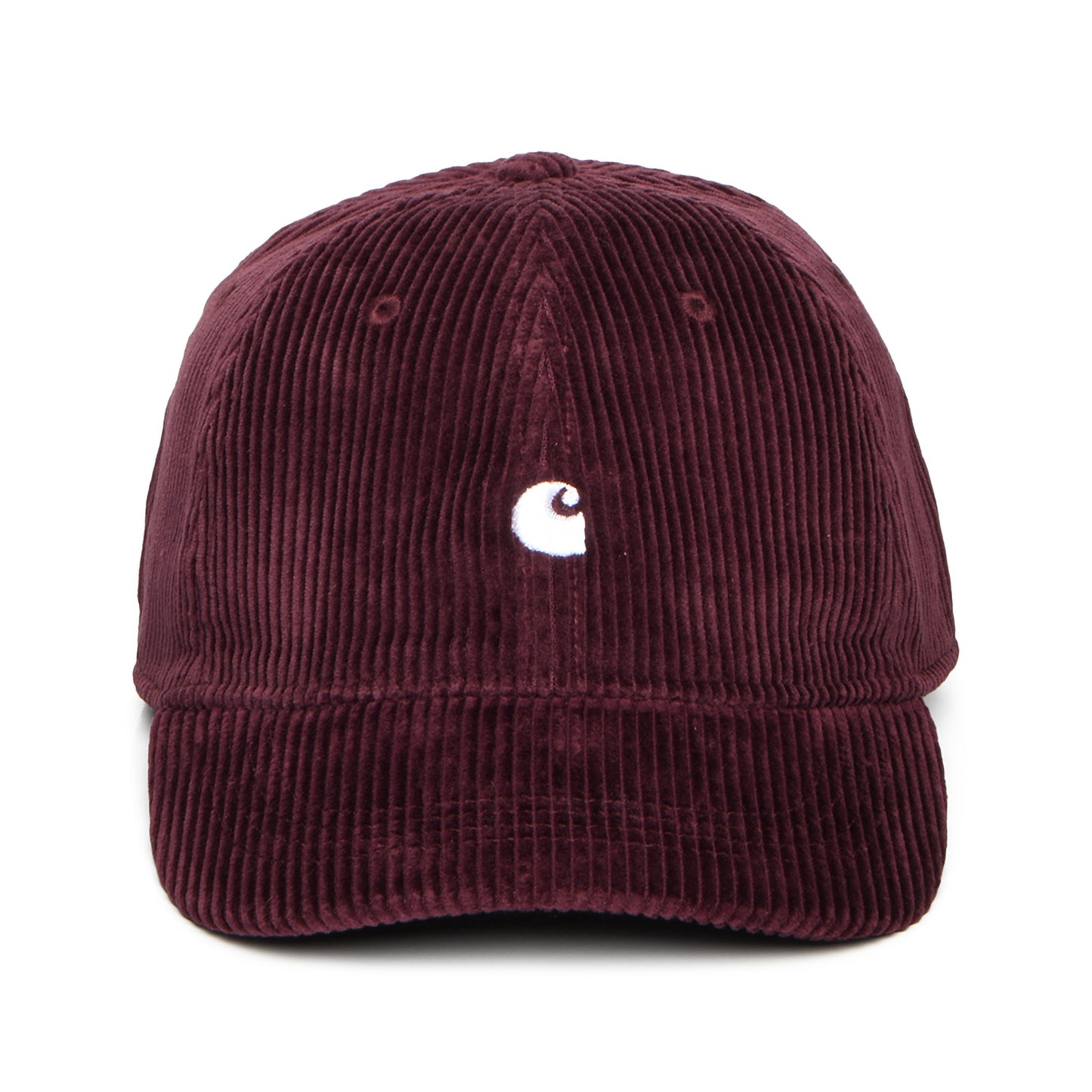 Gorra de béisbol Harlem de pana de Carhartt WIP - Vino-Blanco