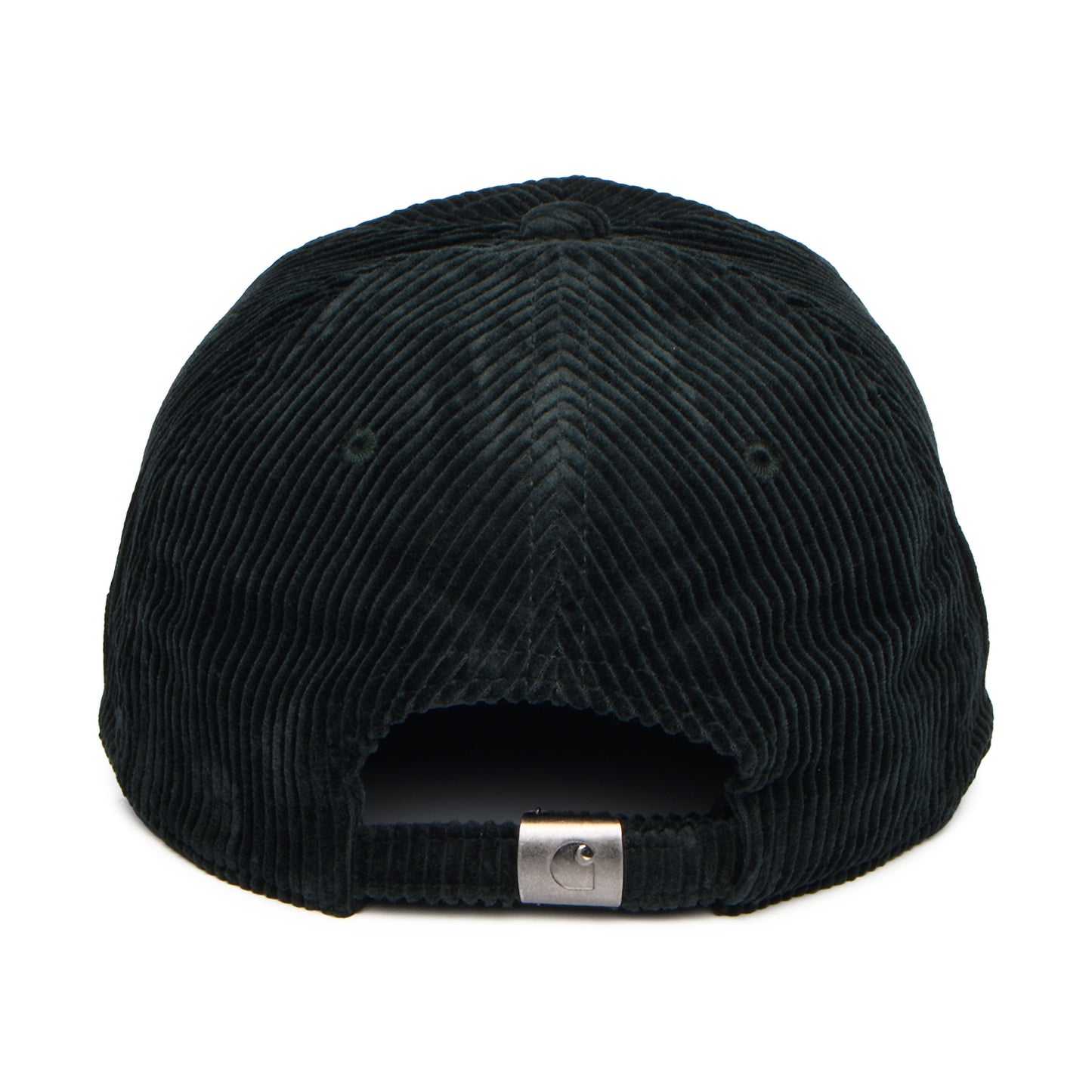 Gorra de béisbol Harlem de pana de Carhartt WIP - Bosque Oscuro-Blanco