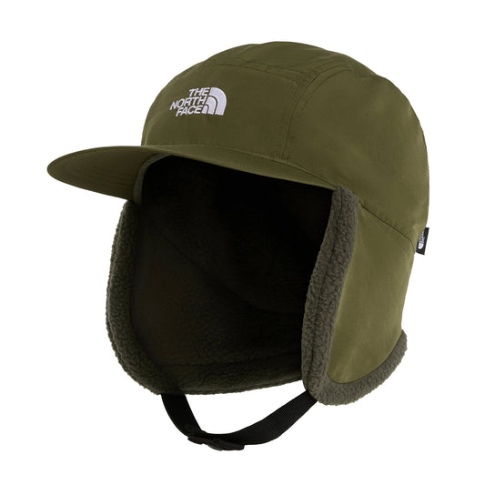 Gorra 5 paneles Yumiori repelente al agua con orejeras de The North Face - Verde Musgo-Verde Oliva