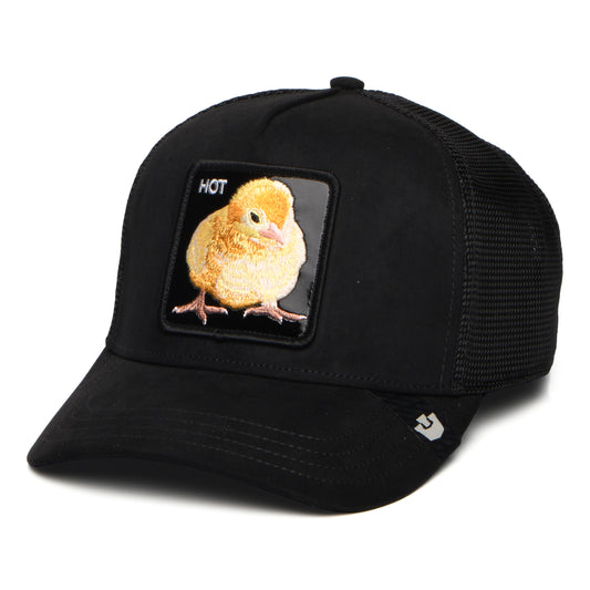 Gorra de camionero Black Out Chick de Goorin - Negro