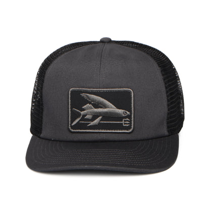 Gorra de camionero Flying Fish Relaxed de Patagonia - Tinta Negro