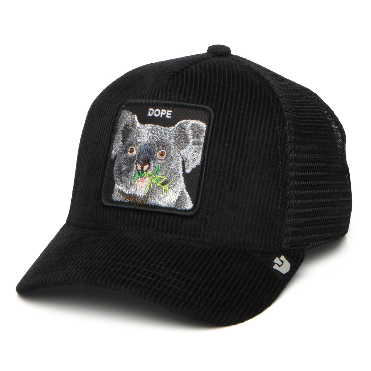 Gorra de camionero Dope de Goorin - Negro