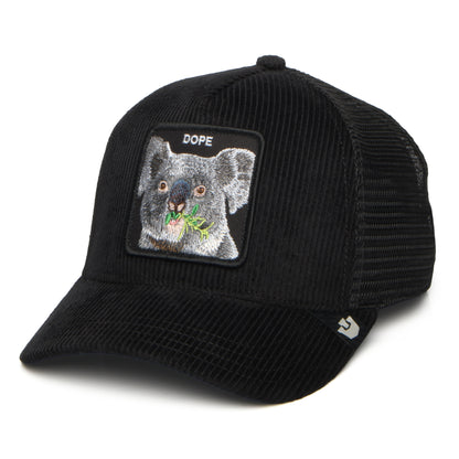 Gorra de camionero Dope de Goorin - Negro