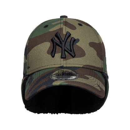 Gorra de béisbol 39THIRTY MLB Down Flap New York Yankees de New Era - Camuflaje-Negro