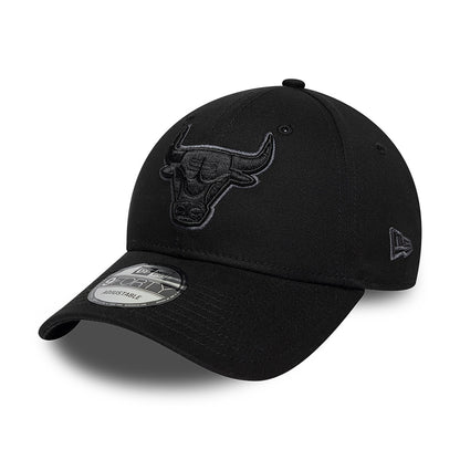 Gorra de béisbol 9FORTY NBA Team Outline Chicago Bulls de New Era - Negro-Gris Oscuro
