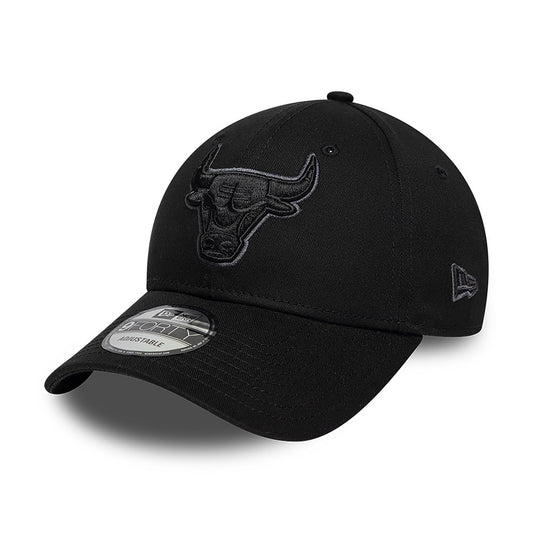 Gorra de béisbol 9FORTY NBA Team Outline Chicago Bulls de New Era - Negro-Gris Oscuro