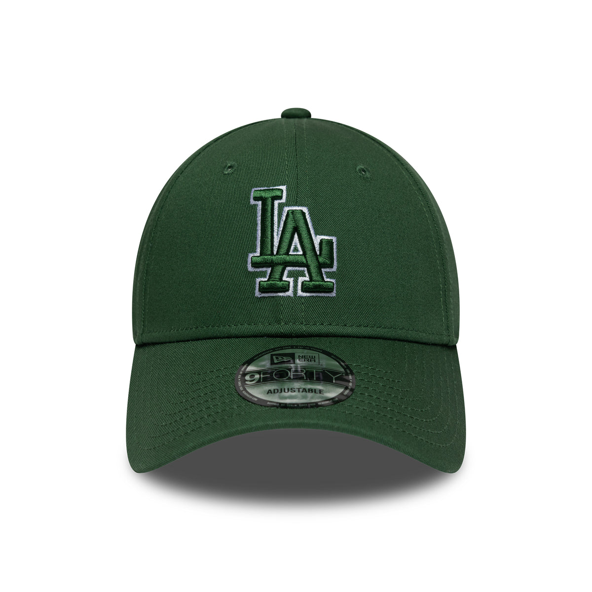 Gorra de béisbol 9FORTY MLB Team Outline L.A. Dodgers de New Era - Verde Oscuro-Blanco