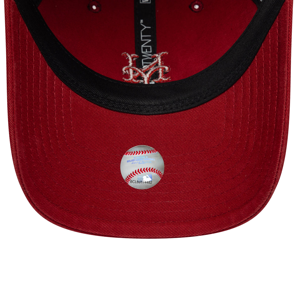 Gorra de béisbol 9TWENTY MLB Washed Midi Logo New York Mets de New Era - Rojo Intenso
