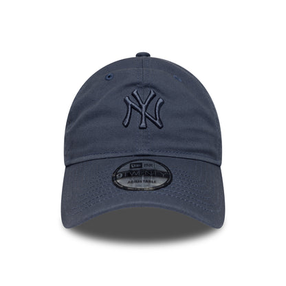 Gorra de béisbol 9TWENTY MLB Washed Midi Logo New York Yankees de New Era - Indigo