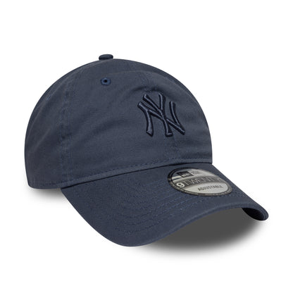Gorra de béisbol 9TWENTY MLB Washed Midi Logo New York Yankees de New Era - Indigo
