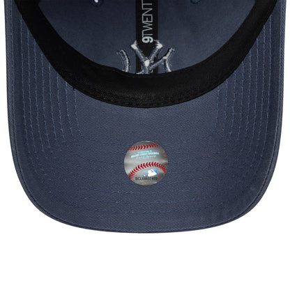 Gorra de béisbol 9TWENTY MLB Washed Midi Logo New York Yankees de New Era - Indigo