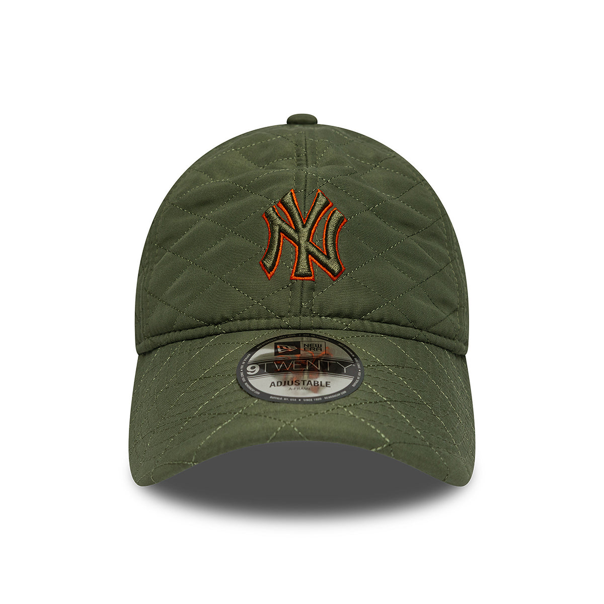 Gorra de béisbol 9TWENTY MLB Padded Outline New York Yankees de New Era - Oliva-Naranja