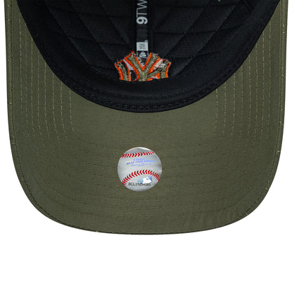 Gorra de béisbol 9TWENTY MLB Padded Outline New York Yankees de New Era - Oliva-Naranja