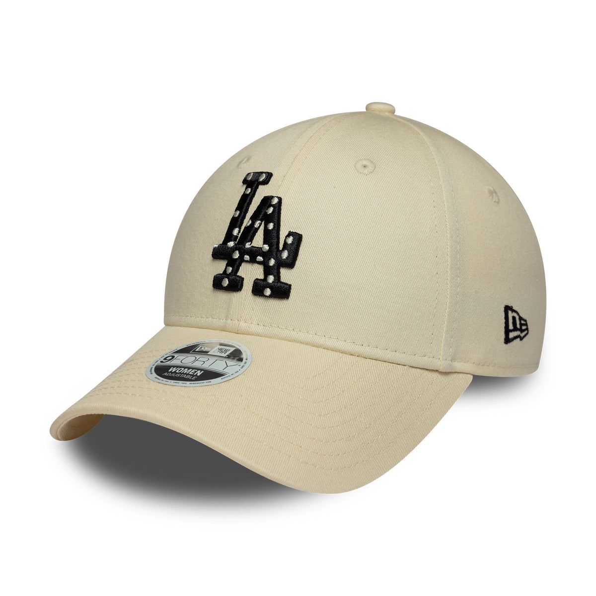 Gorra de béisbol 9FORTY MLB Polka Dot Infill L.A. Dodgers de New Era - Crema-Negro