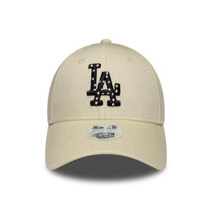 Gorra de béisbol 9FORTY MLB Polka Dot Infill L.A. Dodgers de New Era - Crema-Negro