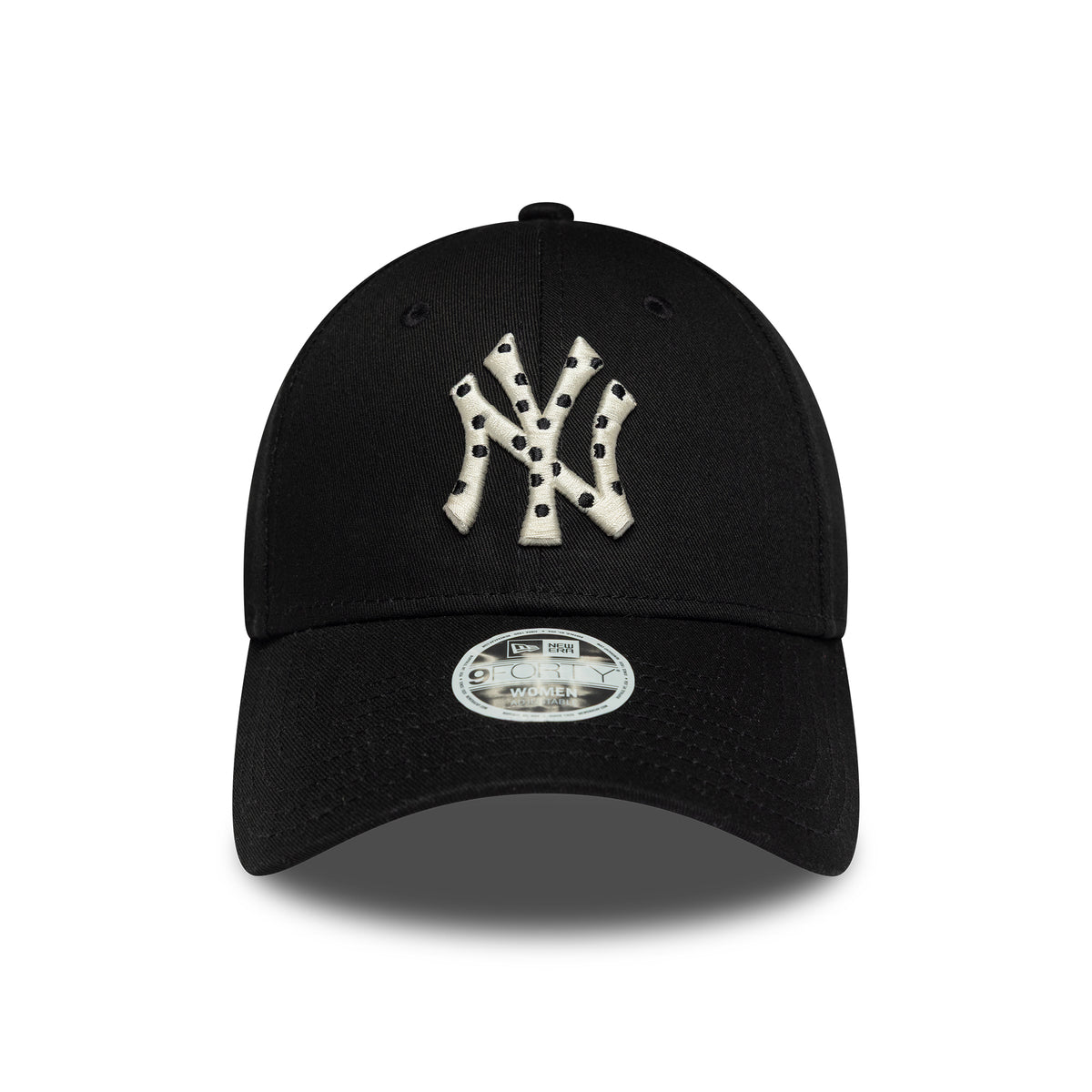 Gorra de béisbol 9FORTY MLB Polka Dot Infill New York Yankees de New Era - Negro-Crema
