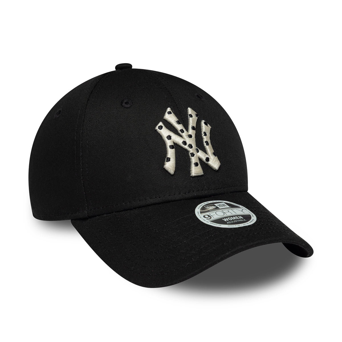 Gorra de béisbol 9FORTY MLB Polka Dot Infill New York Yankees de New Era - Negro-Crema