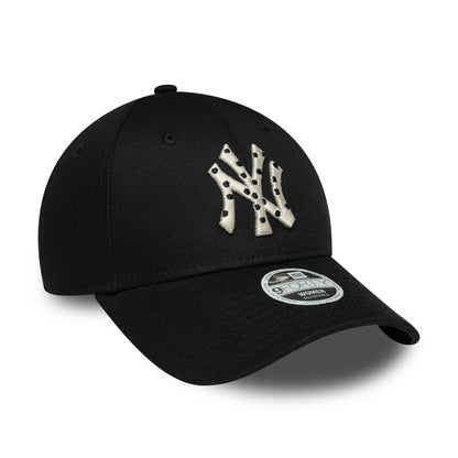Gorra de béisbol 9FORTY MLB Polka Dot Infill New York Yankees de New Era - Negro-Crema
