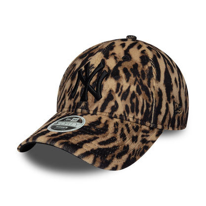 Gorra de béisbol 9FORTY MLB Ocelot Print New York Yankees de New Era - Marrón-Negro