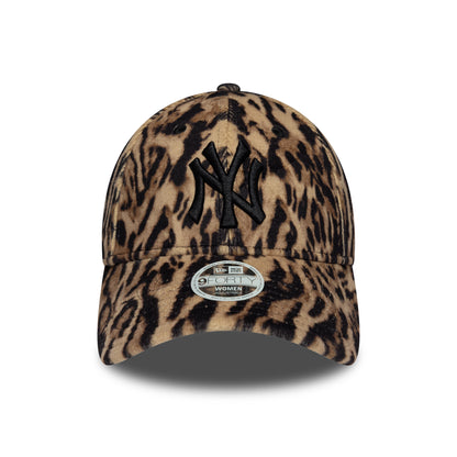 Gorra de béisbol 9FORTY MLB Ocelot Print New York Yankees de New Era - Marrón-Negro